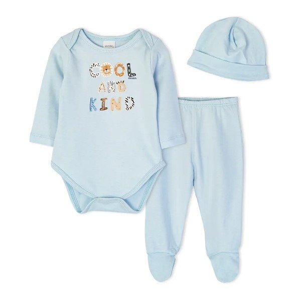 Producto - CAJITA DE BEBE 3 PIEZAS