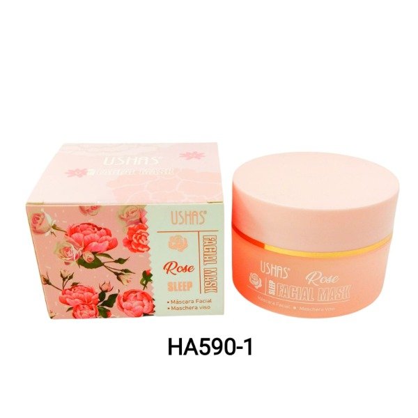 Producto - Crema facial sleeping rosa ushas HA590-1