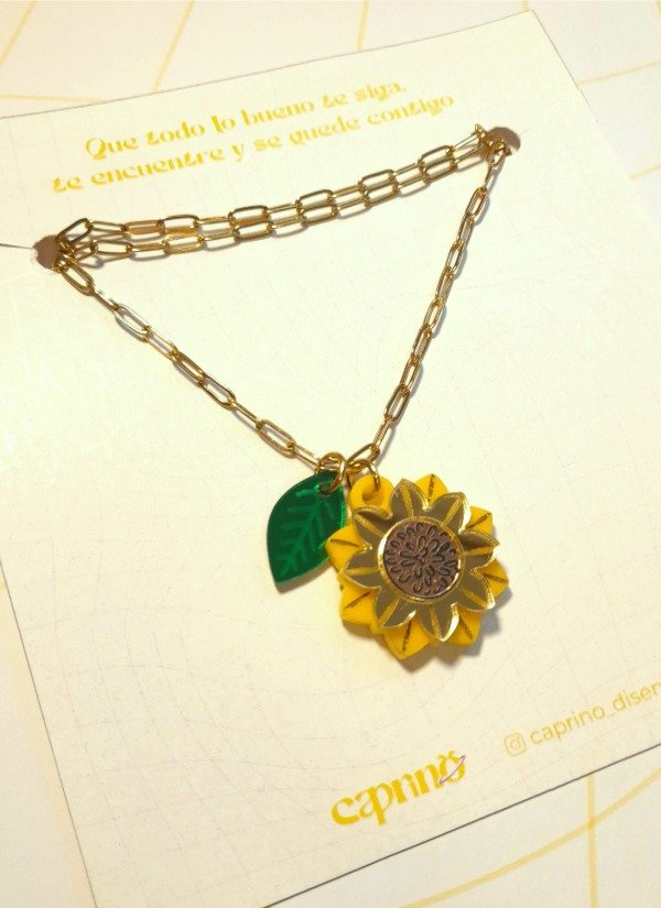 Producto - Girasol collar