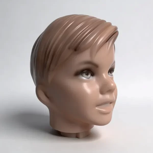 Producto - Cabeza Maniquí Niño Infantil Plastico Maquillada