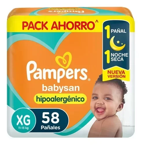 Producto - Pampers Babysan xg 58
