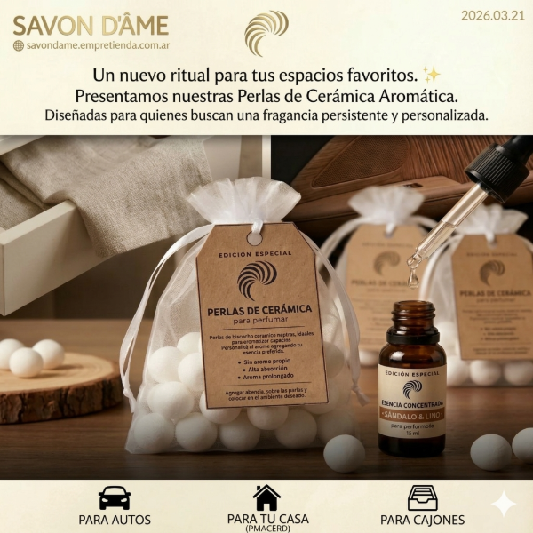 Producto - Perlas de Cerámica Aromática.