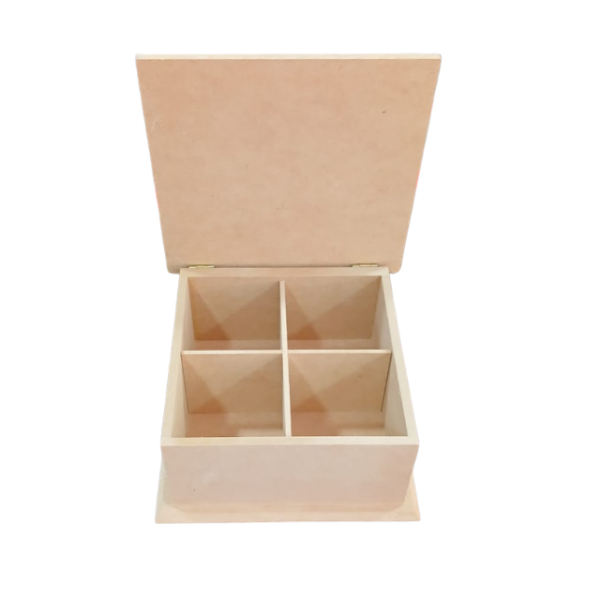 Producto - Caja de té 4 compartimentos - 0