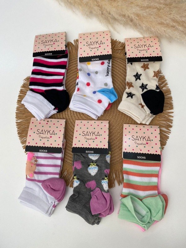 Producto - PACK X2 soquetes niña SAYKA (26- 29) - COD 632