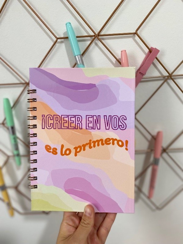 Producto - CUADERNO A5 CREER EN VOS