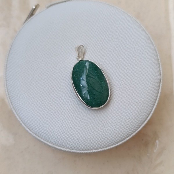 Producto - MEDALLÓN CUARZO VERDE