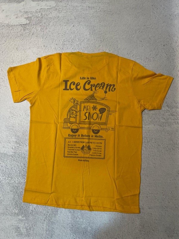 Producto - Remera Ice Cream Naranja