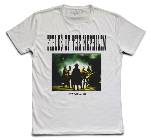 Producto - Remera Fields Of The Nephilim - Dawnrazor - Blanca