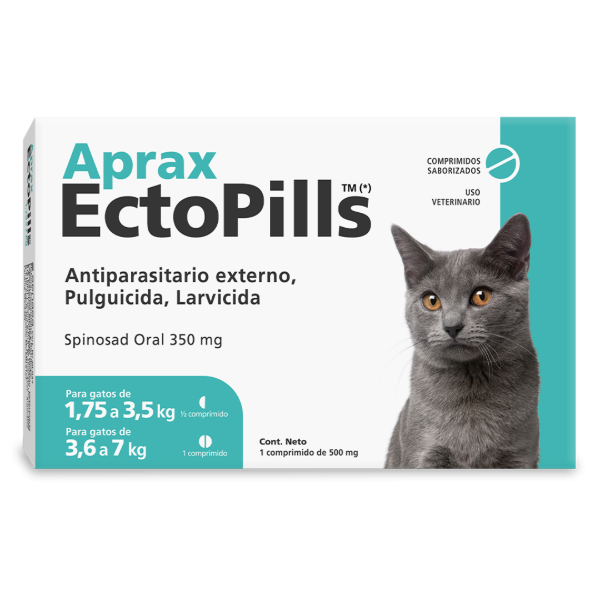 Producto - APRAX ECTOPILLS GATOS
