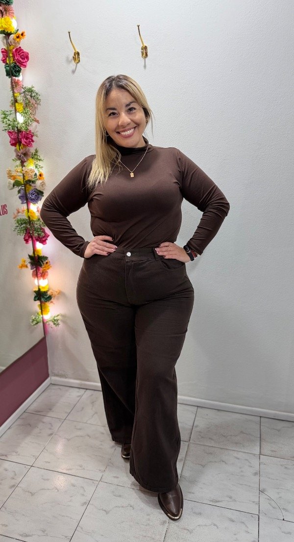 Producto - Wide leg gia CHOCOLATE