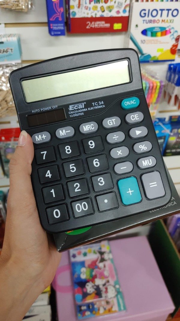 Producto - CALCULADORA LAMA TC34 MEDIANA 12 DIGITOS