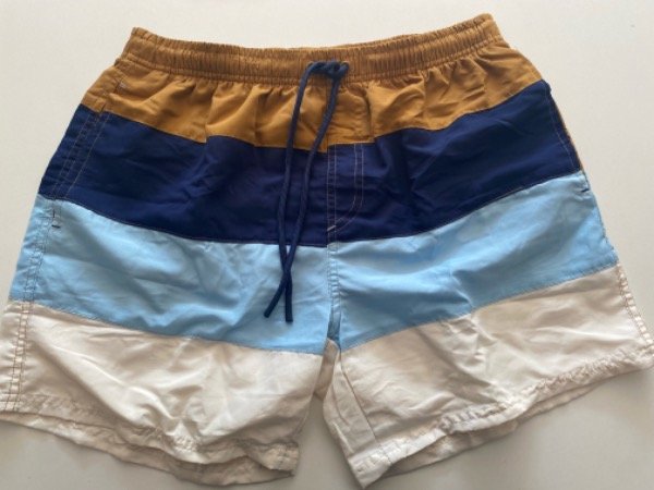 Producto - Short Importado Combinado Mostaza Talle M