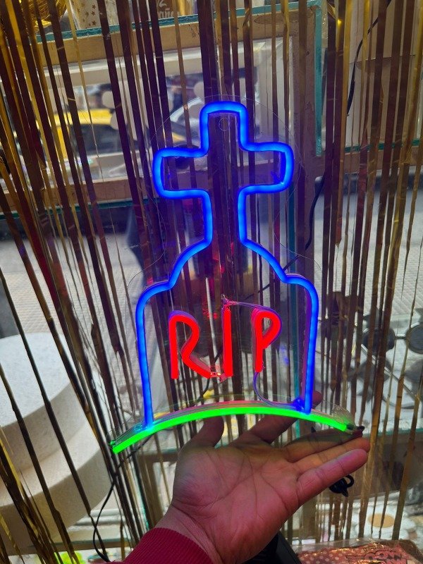 Producto - Cartel led "RIP"