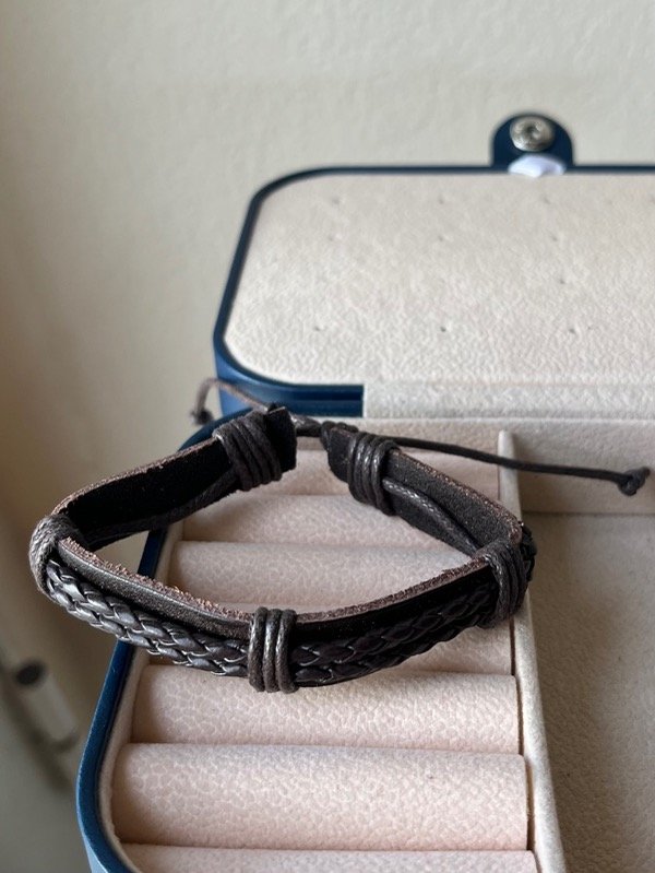 Producto - Pulsera de cuero para hombre c