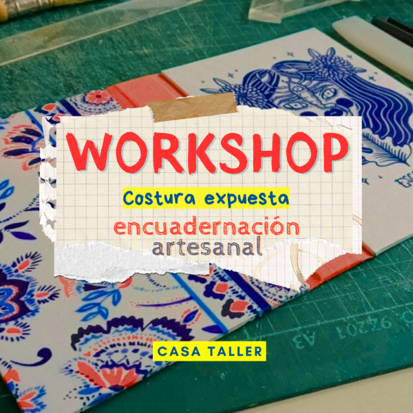 Producto - Workshop de Encuadernación: Tapas Montadas + Costura Expuesta