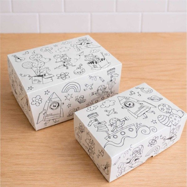 Producto - Box "Imagina" coloreable - 20x15x10