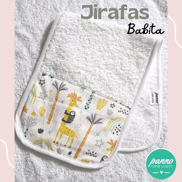 Producto - Babita de toalla. Jirafas.
