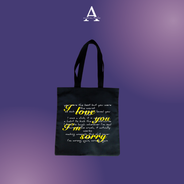 Producto - Tote bag I love you I'm sorry