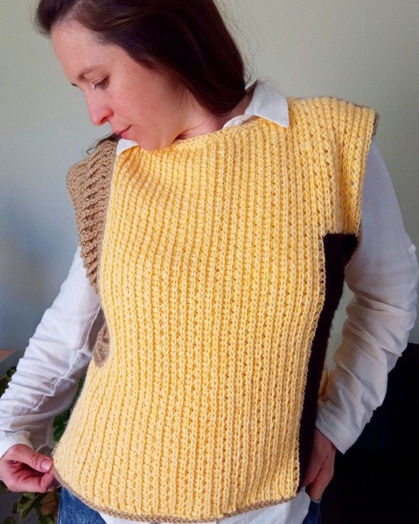 Producto - Patrón Chaleco TETRIS