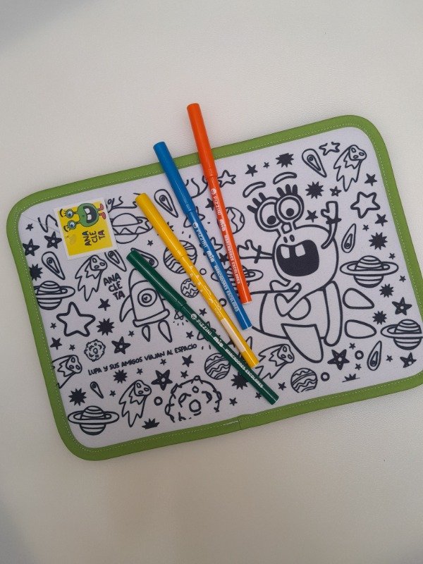 Producto - Individual "LUPA Y SUS AMIGOS VIAJAN AL ESPACIO"