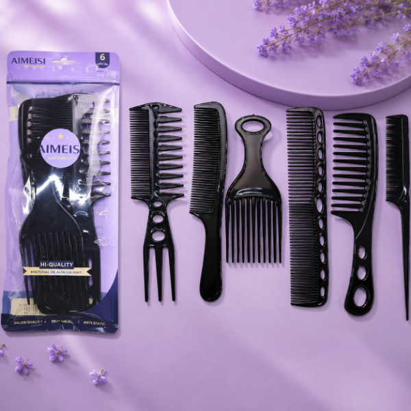 Producto - SET PEINE PARA PELUQUERIA 602D