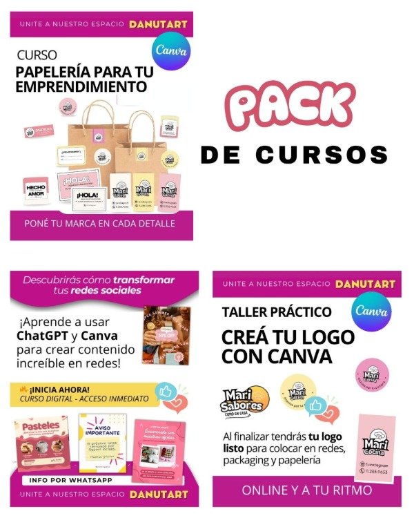 Producto - Pack Canva para Emprendimientos ( logo + papelería   + redes)
