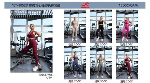 Producto - Conjunto Top + Calza Larga - I-RUN 8052 - CALIDAD PREMIUM