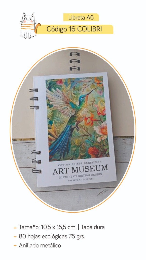 Producto - Libreta 16 Colibri