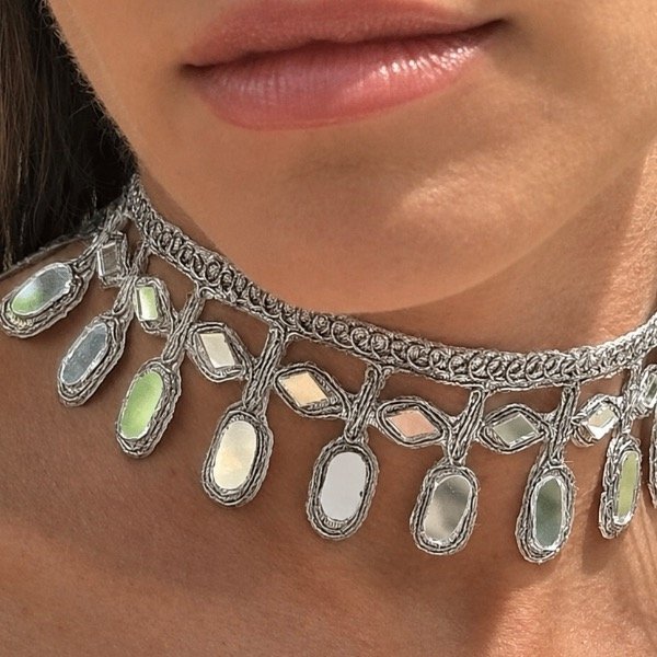 Producto - Choker Positano Plateado