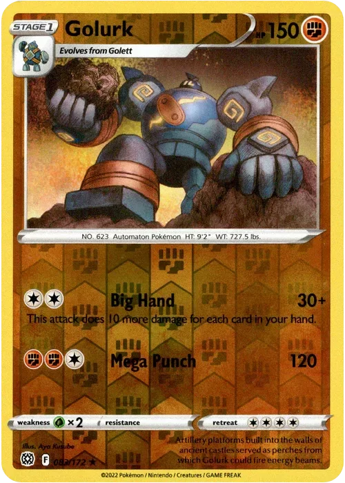 Producto - Golurk - 083/172 - Brilliant Stars - Reverse Holo