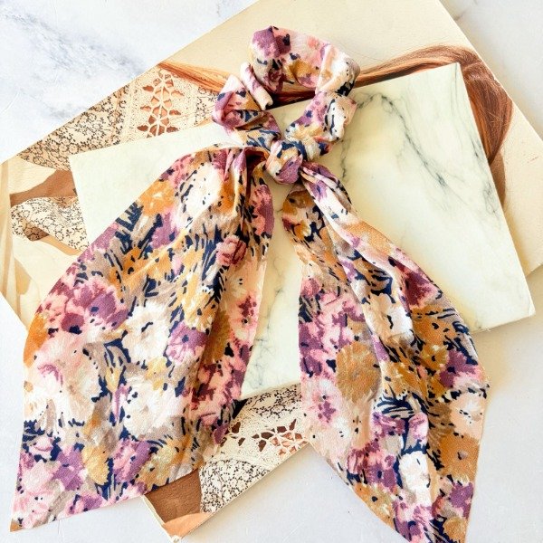 Producto - Scrunchie Lazo Flowers
