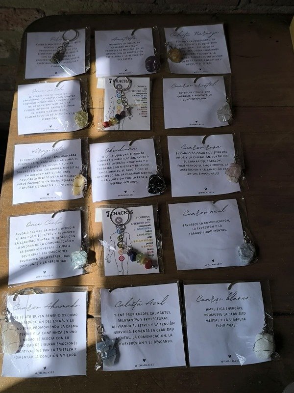 Producto - 15 llaveros reforzados