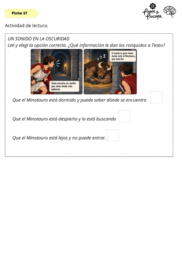 Producto - LABERINTOS I: TESEO Y EL MINOTAURO: 5to y 6to 3 niveles de alfabetización - 12