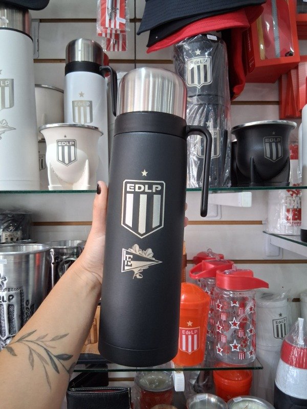 Producto - Termo con manija negro EdeLP