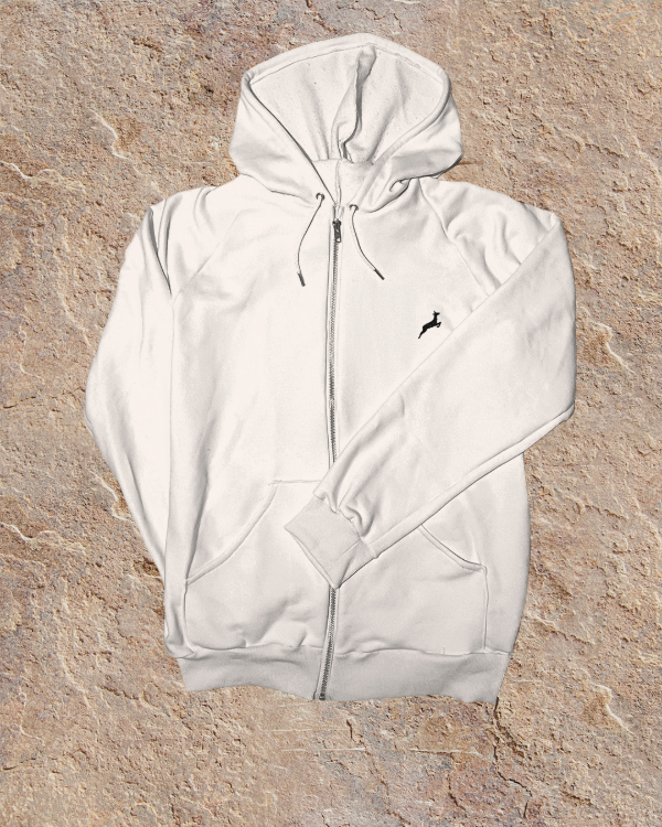 Producto - Campera Lisa Algodón Invierno - Blanca