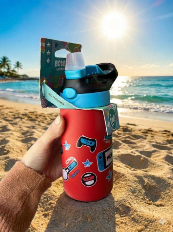 Producto - Botella Térmica Footy Gamer con pico