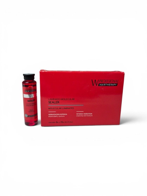 Producto - Hairtherapy / Sealer Laminado Molecular / Ampollas 6 u x 15cc
