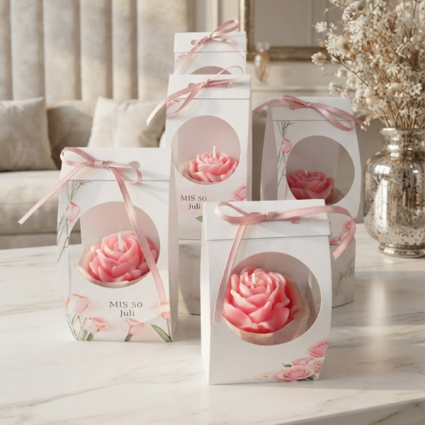 Producto - Vela Rosa - Souvenir artesanal - 0