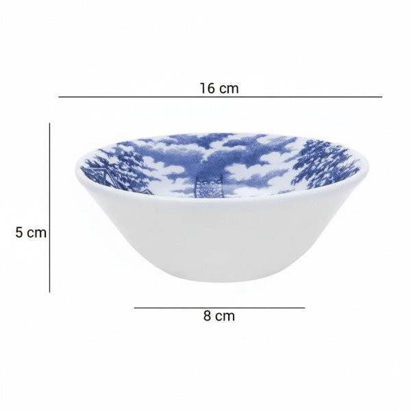 Producto - SET DE 4 BOWLS CENA INGLESA DE CERAMICA 15CM 500CC - 3