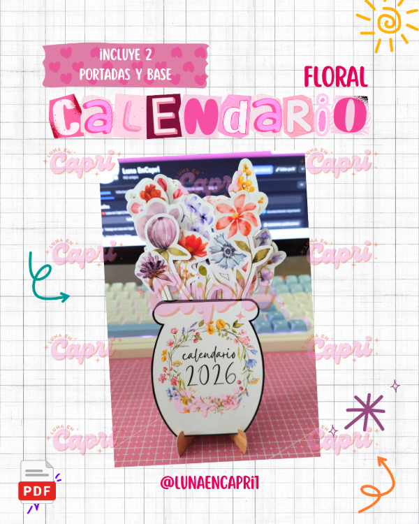 Producto - Calendario floral
