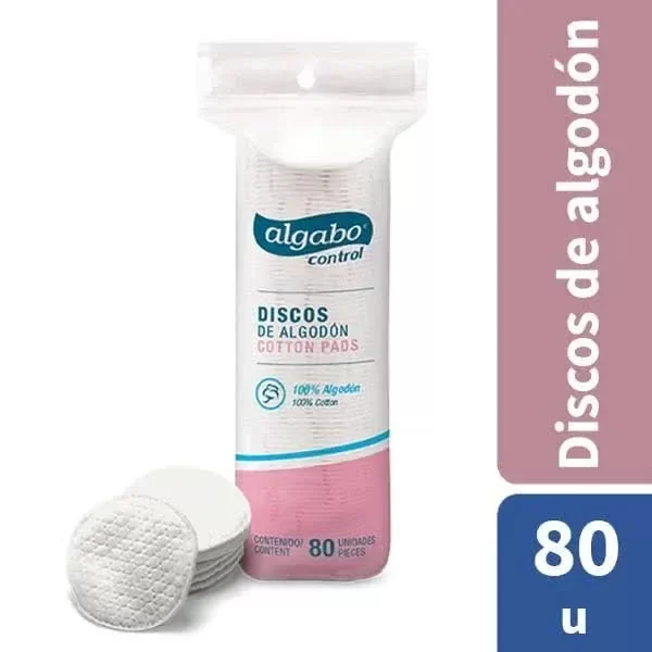 Producto - Discos de Algodon 80pcs - Algabo