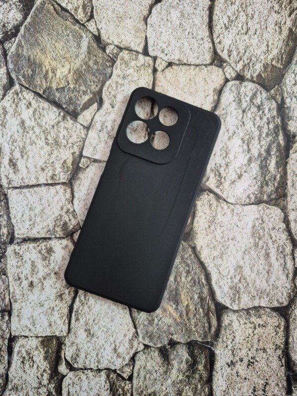Producto - Funda silicone soft con felpa Moto G17 negra