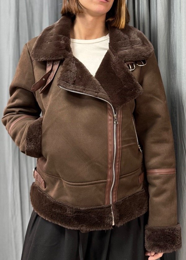 Producto - Campera Gamulan Marsala