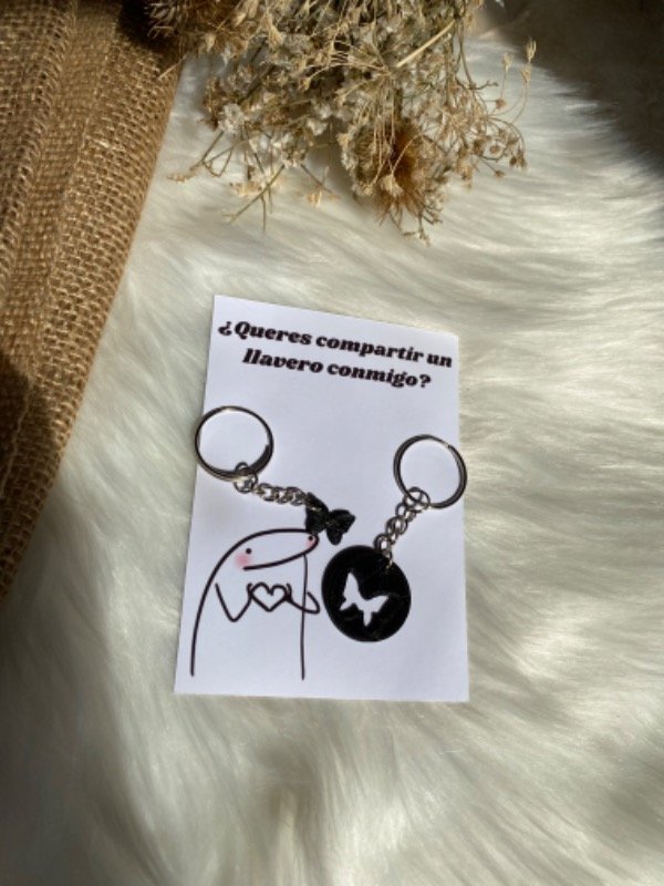 Producto - Llaveros para compartir mariposa