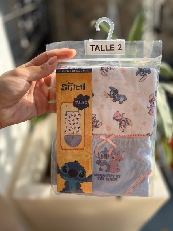 Producto - Set remera y bombacha stitch