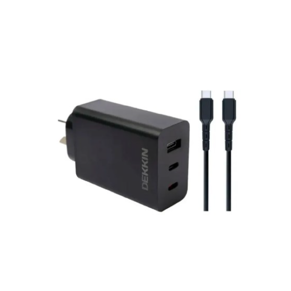 Producto - Kit Dekkin Cargador 65W + Cable USB-C a USB-C