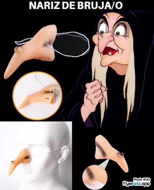 Producto - Nariz de bruja horror
