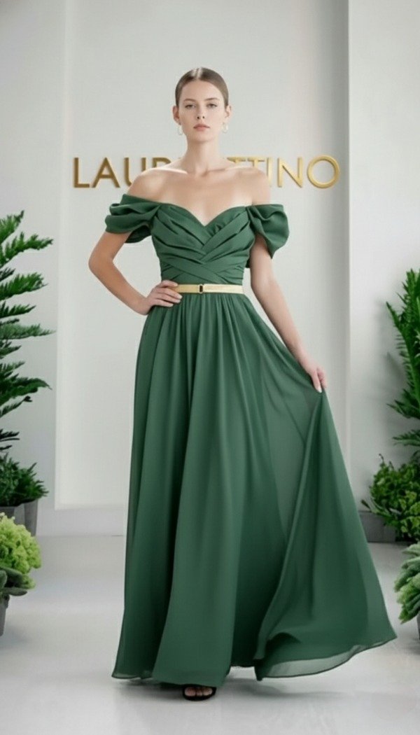 Producto - Vestido three Emerald fame collection '25