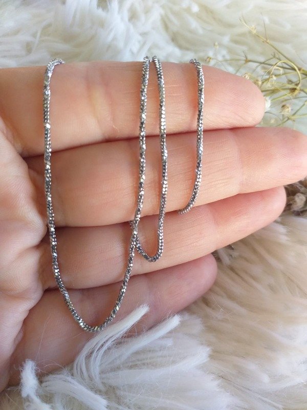 Producto - AQC0047 Cadena Torzada Brillosa 45cm