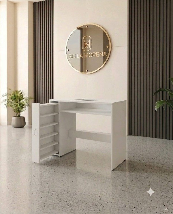 Producto - MESA CON ESMALTERO DESLIZABLE  40 X 105 ALTURA 80 CM